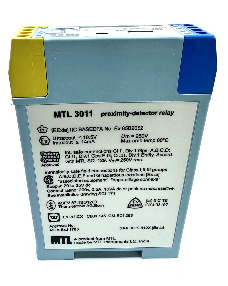 MTL MTL-3011 Proximity Detector Relay