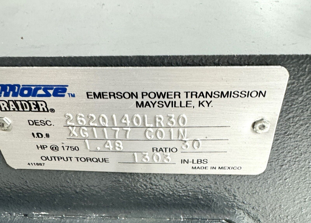 Morse 26Q140LR30 Raider Gear Reducer