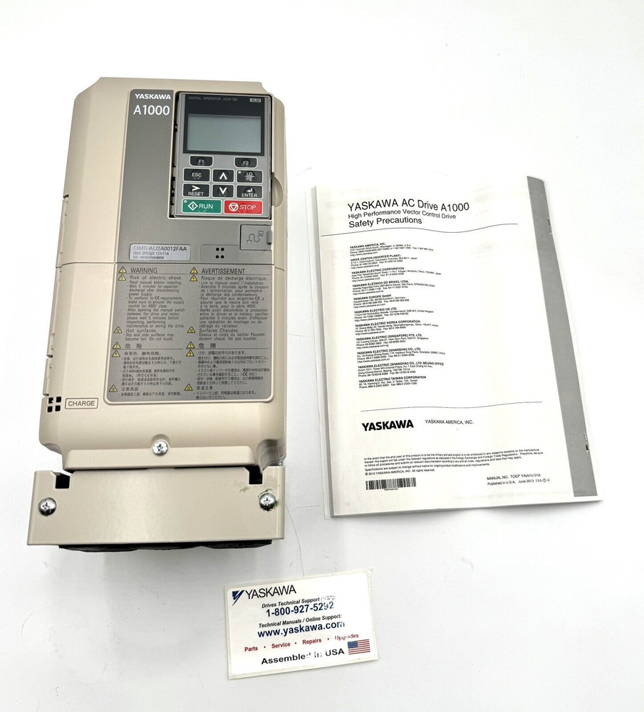 Yaskawa A1000 Series CIMR-AU2A0012FAA AC Drive
