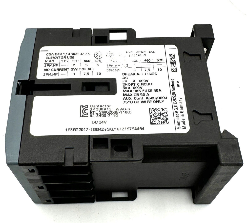 Siemens RT2017-1BB42 power Contactor Siemens RT2017-1BB42 power Contactor