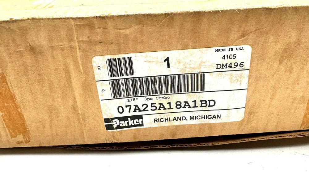 Parker 07A25A18A1BD Filter Regulator Lube Assembly 3/8" 3 Piece Combo