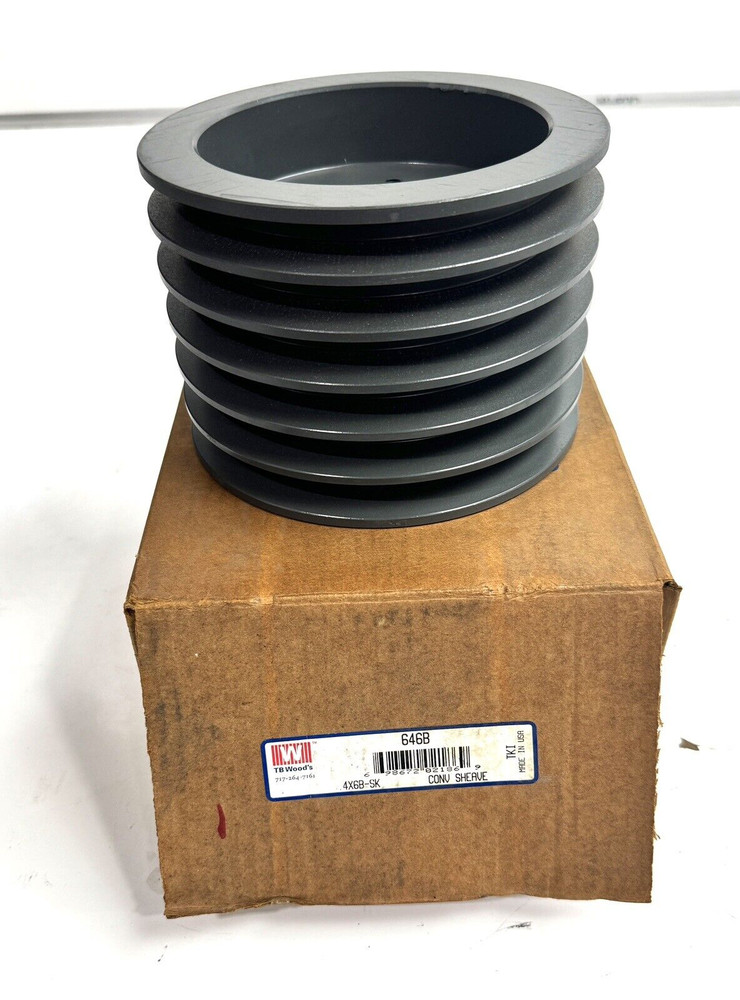 Tb Wood’s 646B Pulley 4X6B-SK Conventional Sheave