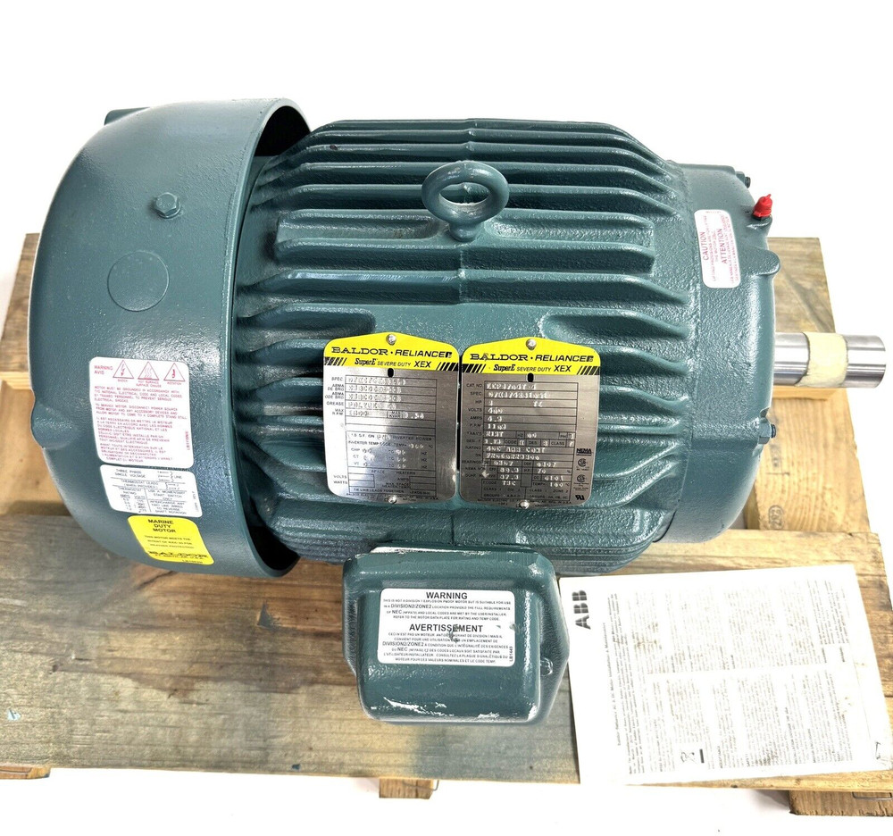 Baldor ECP3764T-4,3HP Super E Severe Duty Motor 1165 RPM 213T Frame