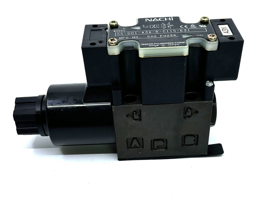 Nachi SS-G01-A3X-R-C115-E31 Hydraulic Directional Control Valve