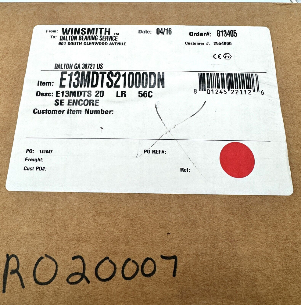 WINSMITH E13MDTS21000DN Gear reducer