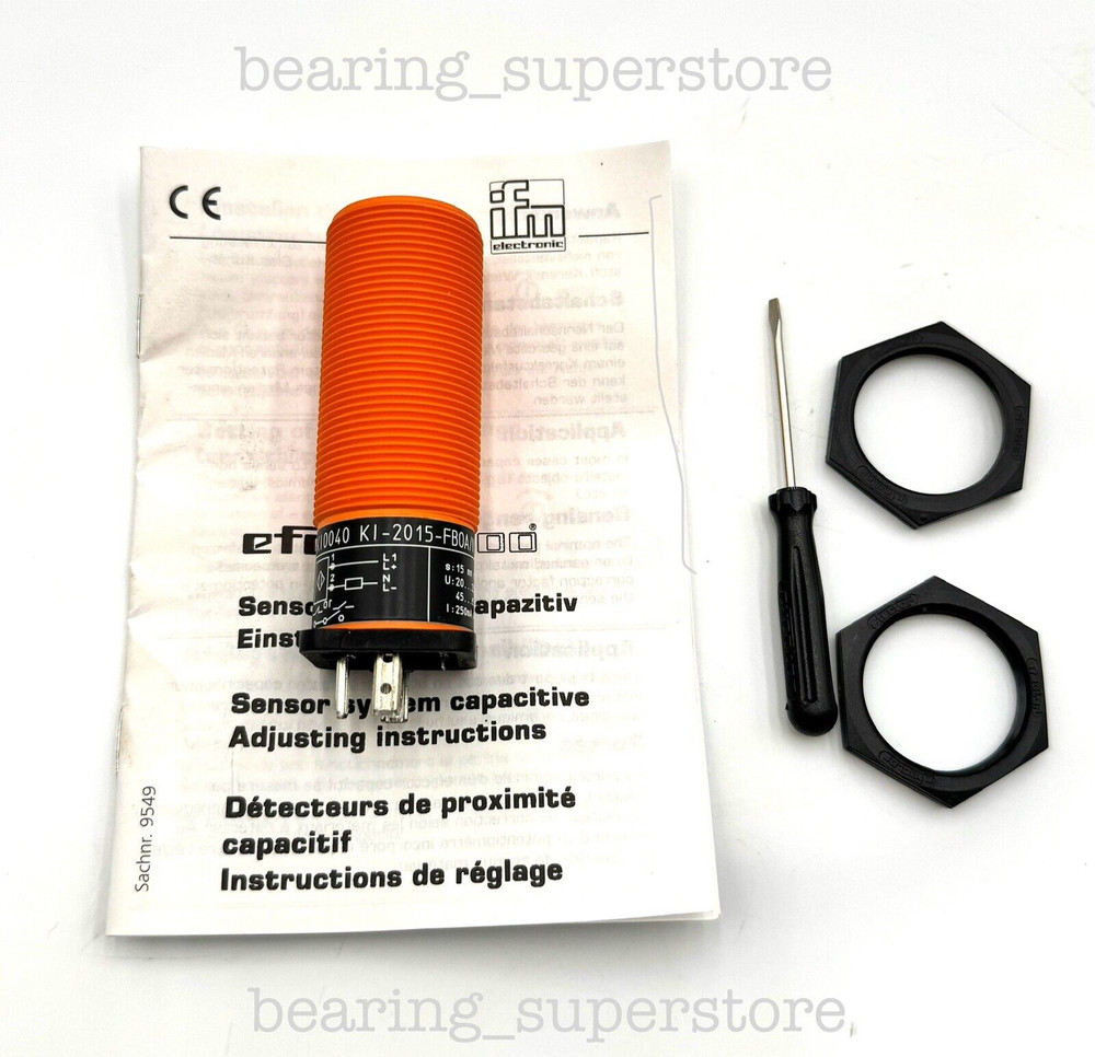 IFM KI-0040 2015-FBOA/NI/SS-000-K Capacitive Sensor