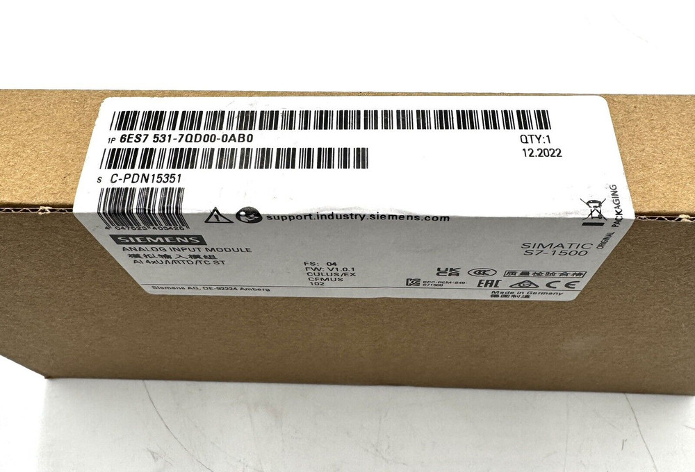 Siemens 6ES7531-7QD09-0AB0 Analog Input Module