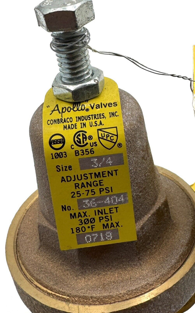 Apollo Water Pressure Reducing Valve 3/4" 36-404
