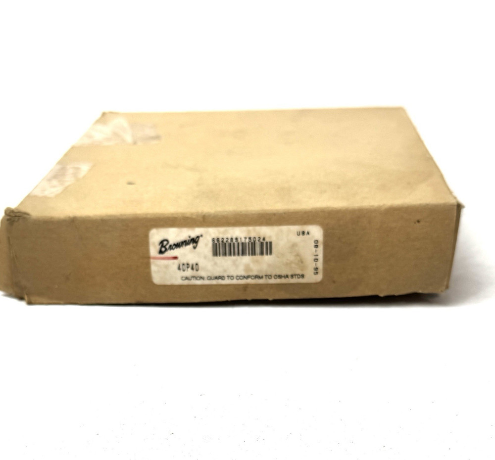 Browning 40P40 Bushed Bore Roller Chain Sprocket