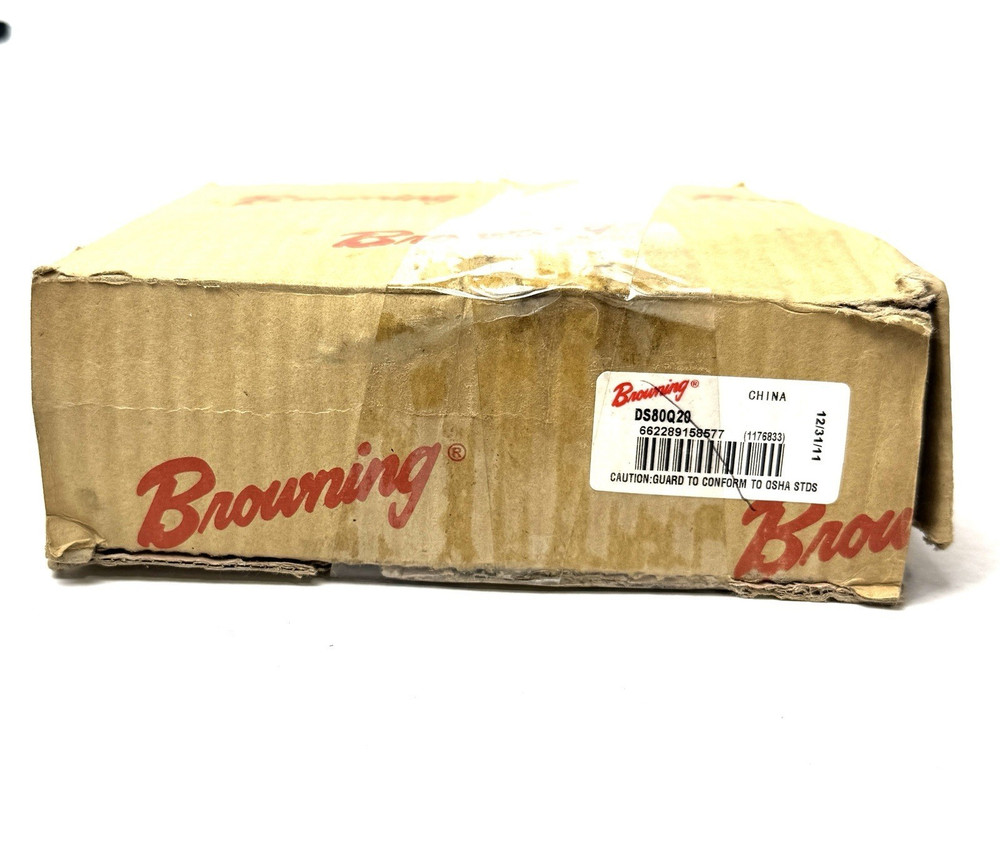 Browning DS80Q20 Bushed Bore Roller Chain Sprocket