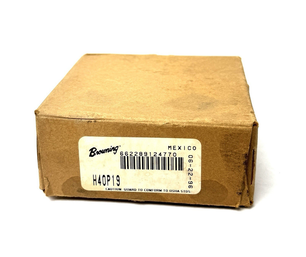 Browning H40 P19 Bushed Bore Roller Chain Sprocket