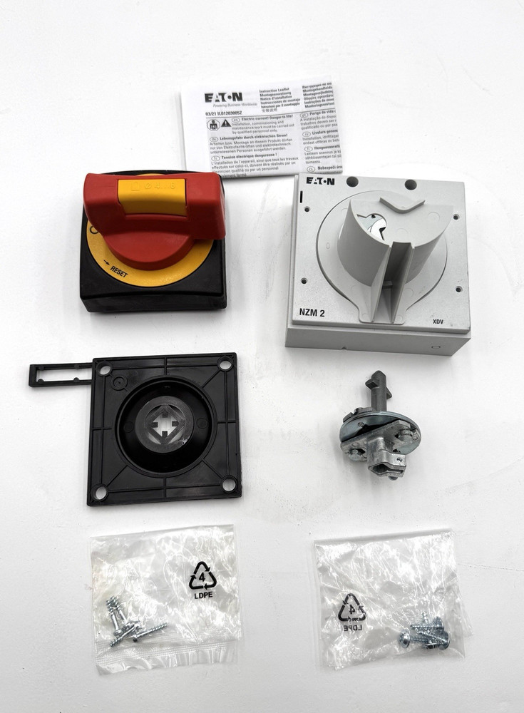 Eaton NZM2-XTVDVR  Door Coupling Rotary Handle Red- Yellow