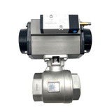 Duravalve Model DM240 Ball Valve with DurAir II Pneumatic Actuator