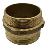 Max-Lok 6” Female Camlock x 6” Male NPT Brass Adapter