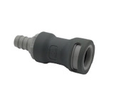 CPC NS4 3/8” Hose Barb Valved QD Non-Spill Coupling Body Polypropylene