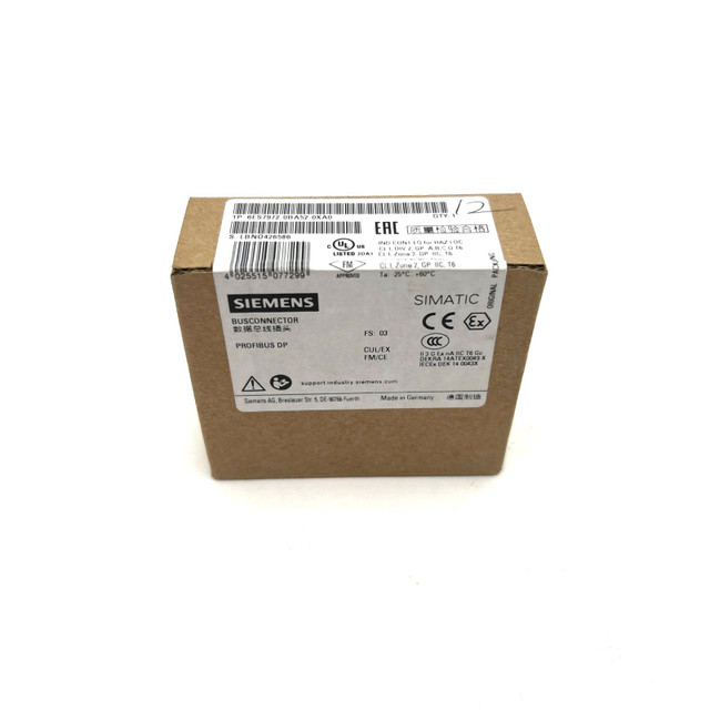 Siemens 6ES7972-0BA52-0XA0 Connection Plug