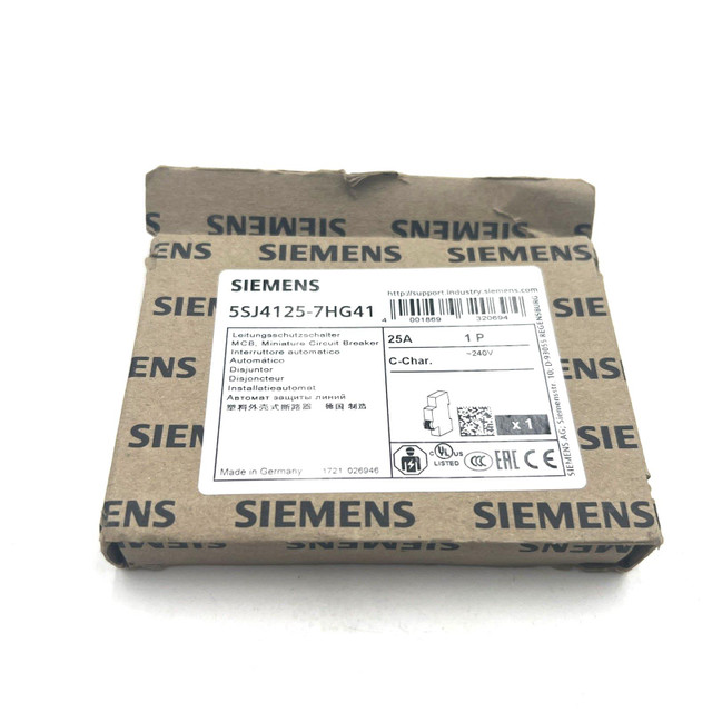 Siemens 5SJ4125-7HG41 Miniature Circuit Breaker