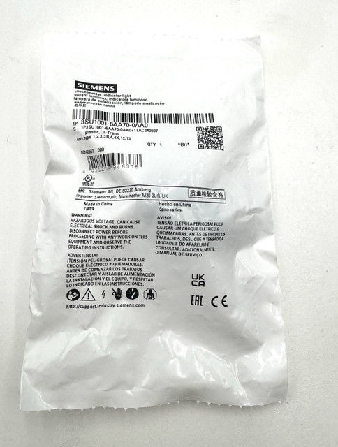 Siemens 3SU1001-6AA70-0AA0