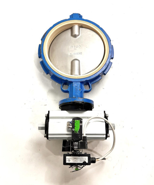 Omal  DA480411S-F07Actuator w/Butterfly Valve w/ ASCO SCG551A001MS Solenoid Valve