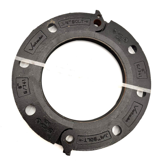 Victaulic S/741  8" Flange Adapter With Gasket  3/4" Bolt Hole