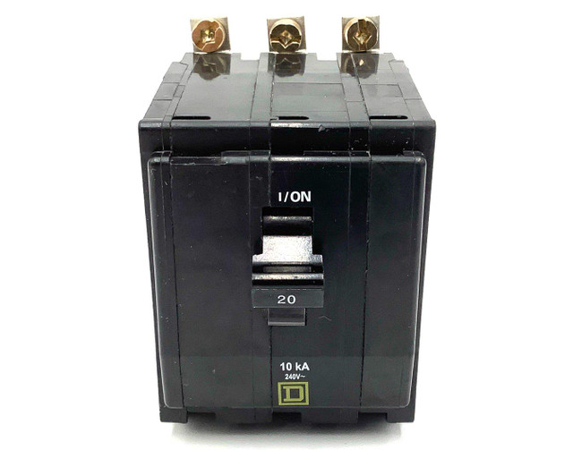 Square-D QO320 3-Pole Circuit Breaker 20A