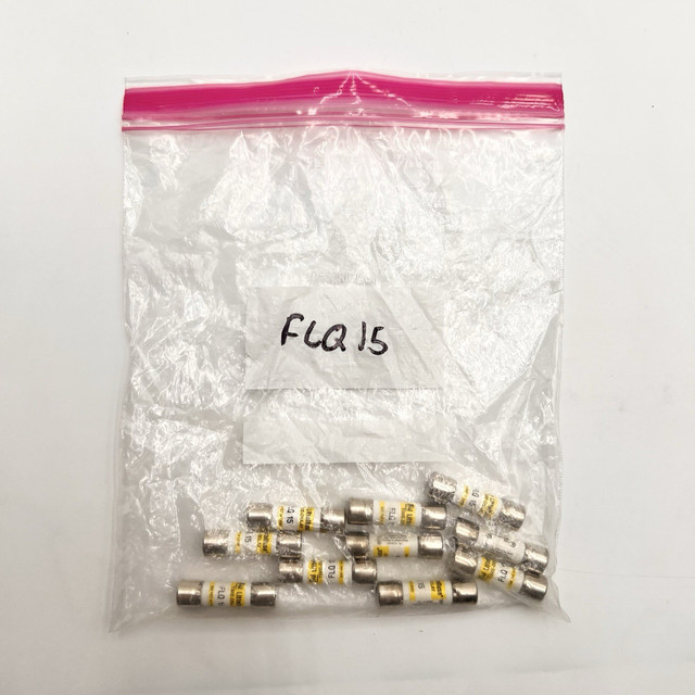 Littelfuse FLQ15 Time-Delay Fuse (Lot of 10)