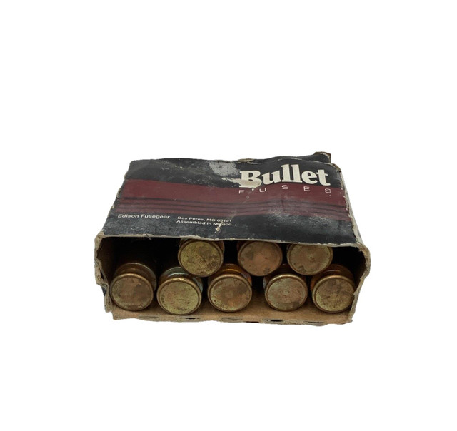 Bullet Fuses ECNR10 Time Delay Fuses Class RK5 (Lot Of 8)