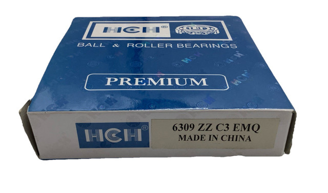HCH 6309 ZZ C3 EMQ Double Shielded Ball Bearing