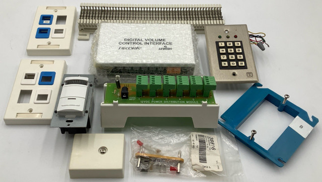 Leviton Comm Access CTRL Camera Mixed w/ Power Module & Punch Panel