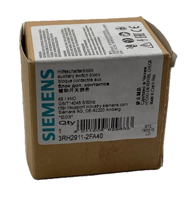 Siemens 3RH2911-2FA40 Auxiliary Switch Block