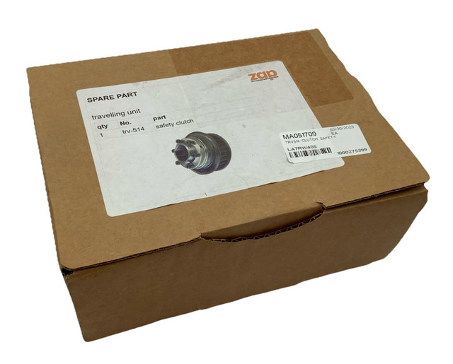 Zap Systemkomponenten TRV-514 Traveling Unit Safety Clutch