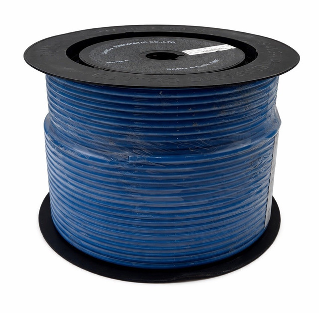 Sang-A 10x6.5mm Polyurethane Pneumatic Tubing Blue 100m Roll