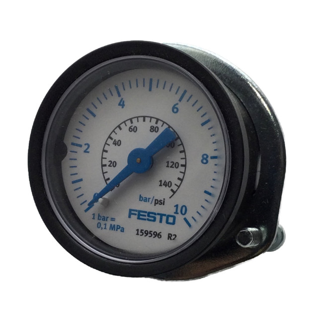 Festo FMA-40-10-1/4-EN Flanged Pressure Gauge