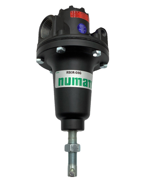 Numatics R50R-08G High-Flow Pneumatic Regulator W- T Handle Relieving 1” NPTF