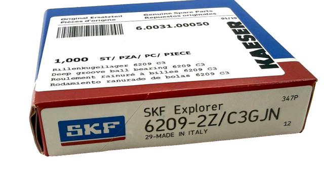 SKF 6209-2Z/C3GJN Deep groove ball bearing