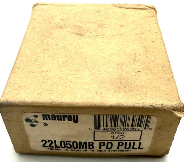 Maurey 20L050MB PD PULL 1/2 Bore Timing Pulley
