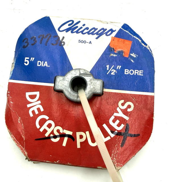 Chicago 500-A 5 DIA 1/2 Bore Pulley