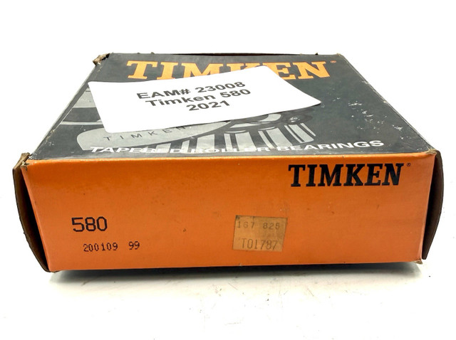 Timken 580 Single Row Tapered Roller Bearing