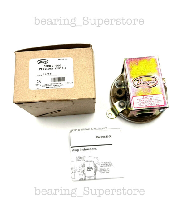 DWYER Series 1900 Pressure Switch