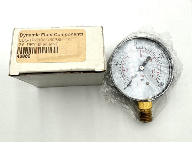 Dynamic Fluid Components 48006 CDS-1P-010A 160 PSI 2.6 DRY BTM MNT