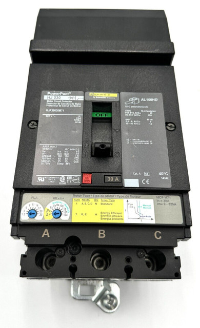 Square D HJA36030M71 MOTOR Motor circuit Protector