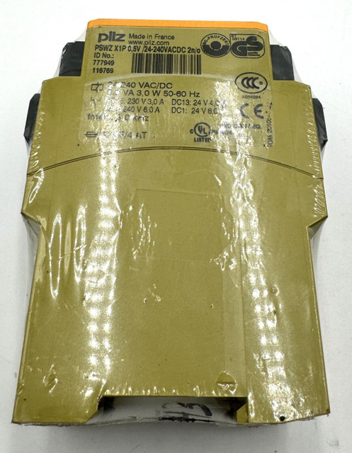 PILZ 777949 PSWZ X1P Safety Relay