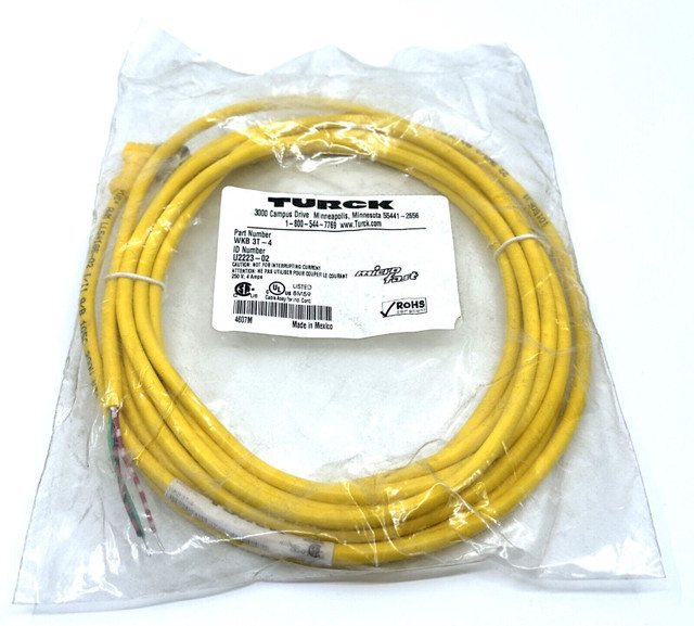 TURCK WKB3T-4 Sensor Cable