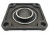 PTI UCF216-GYE80KRRB 4-Bolt Flange Bearing Unit