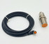 IFM KI5085 Capacitive Sensor IP65 W/ EVC008 Connector Cable