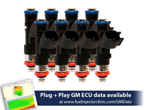 525cc (58 lbs/hr at OE 58 PSI fuel pressure) FIC Fuel Injector Clinic Injector Set for LS2 engines (High-Z) (is302-0525h)
