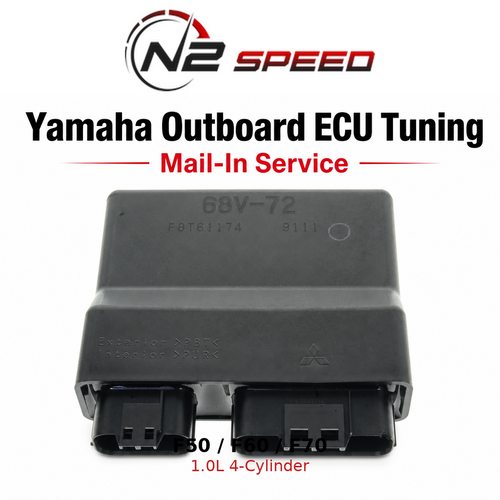 Yamaha F50 / F60 / F70 Mail-In ECU Tune — 1.0L 4-Cylinder Outboard