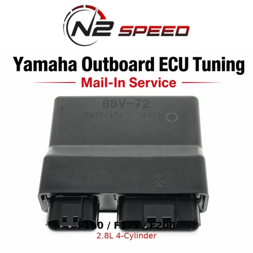Yamaha F150 F200 Outboard Mail-In ECU Tune by N2 Speed