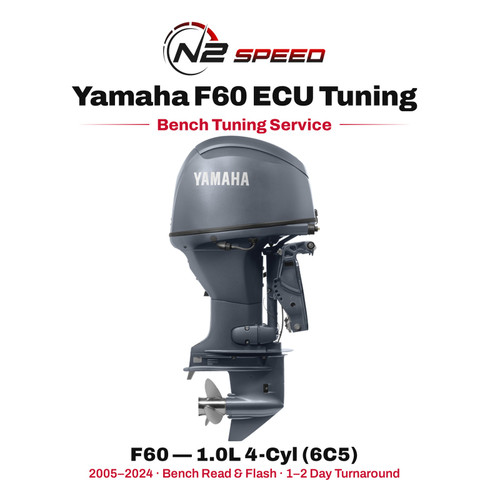 Yamaha F60 bench tuning service — F60 — 1.0L 4-Cyl (6C5), N2 Speed