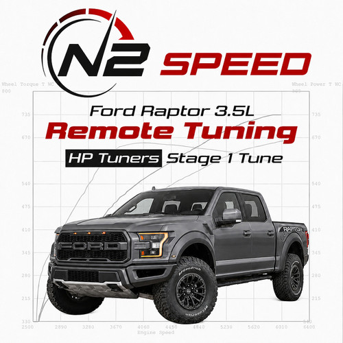 2018 Ford F-150 Raptor 3.5L HO HP Tuners Stage 1 custom remote tune by N2 Speed